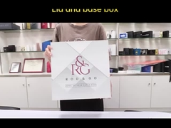 고급 얼굴 청소기 마사저 종이 포장 2 조각 견고한 리프트 오프 뚜?? 선물 상자