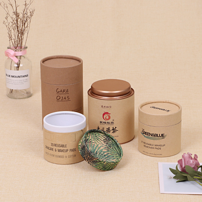 친환경 캔들 튜브 포장 생분해성 종이 튜브 선물 상자 (유리 용기용)