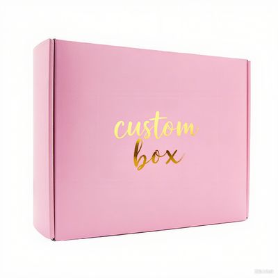 소매 재활용 할 수있는 코러거이트 종이 화장품 메일 박스 부착 가능한 전자 상거래 배송 상자 향수 눈꺼풀 매트 라미네이션