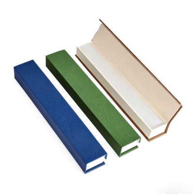 고급 솔리드 컬러 직사각형 조개 껍질 향 상자 맞춤형 크라프트 종이 포장 선물용 튼튼한 상자 스폰지 안감 스탬핑