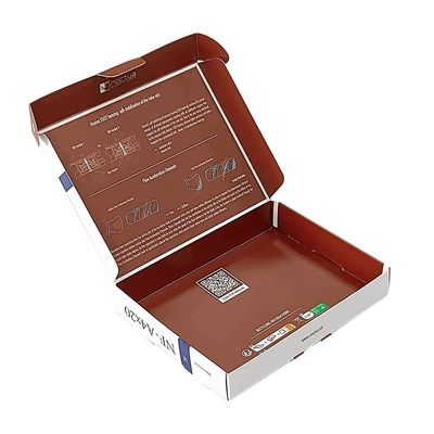 화려한 사용자 지정 인쇄 로고 배송 종이 선물 상자 화장품 포장용 300g CCNB 플루트