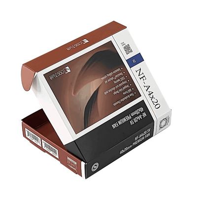 화려한 사용자 지정 인쇄 로고 배송 종이 선물 상자 화장품 포장용 300g CCNB 플루트