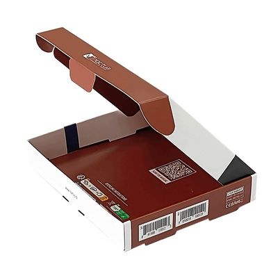 화려한 사용자 지정 인쇄 로고 배송 종이 선물 상자 화장품 포장용 300g CCNB 플루트