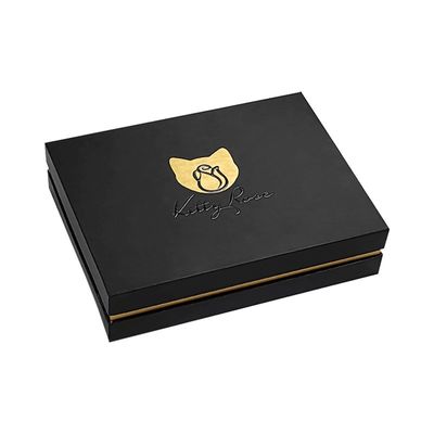 매트 라미네이션과 스폰지 라인러와 함께 2 조각의 딱딱한 종이접기 뚜?? 및 기본 상자