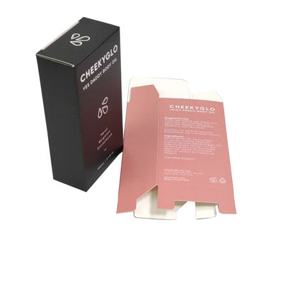 사용자 지정 인쇄 된 터크 엔드 자동 잠금 상자 350gsm 400gsm 500gsm 예술 코팅 종이 상자