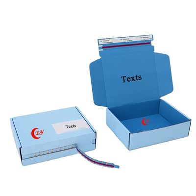 화이트 코러거이트 종이 메일 박스 화장품용 전자 상거래 배송 가방