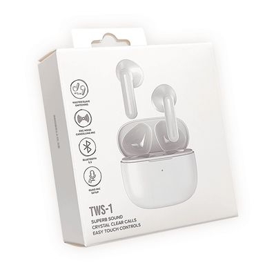 사용자 지정 로고 인쇄 종이 상자 Earphone 헤드셋 귀장용 리버스 다이렉트 터크 디자인