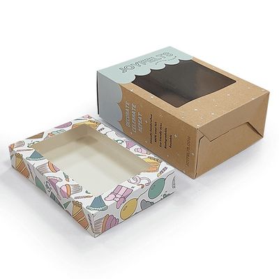 친환경 자동차 잠금 아래 상자 UV 인쇄 브라운 크래프트 종이 선물 상자