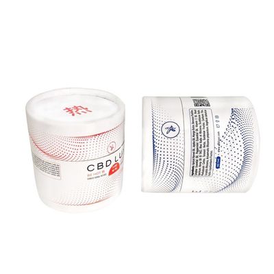 둥근 선물 포장 상자 재활용 종이 튜브 상자 포장 CMYK 색상