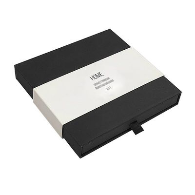큰 머리 패그 선물 포장 상자 검은 슬라이드 드로어 상자 포장