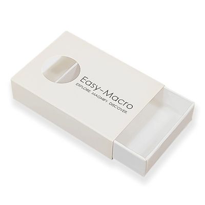 미술용 종이 선물 포장 상자 Matchbox 스타일 슬라이딩 드라워 상자 금 필름 인쇄