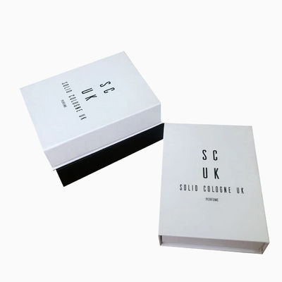 사용자 지정 로고 및 인쇄 코스메틱 포장용 자기 책 모양 콜른 향수 상자