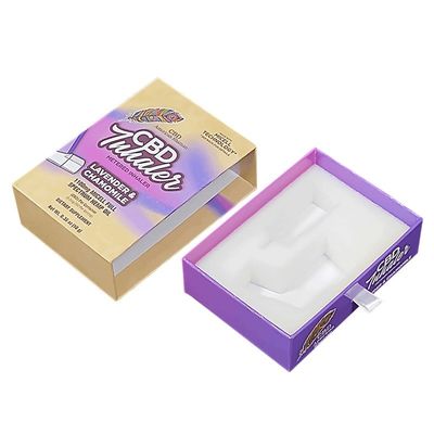 4C/UV/라미네이션/어보스/표판 미터드 인하일러 종이 슬라이딩 포장 상자