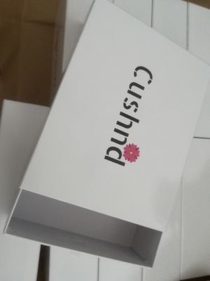 뜨거운 스탬핑 금 엽지 종이 슬라이딩 상자 빨간색 사용자 지정 고두 포장 상자