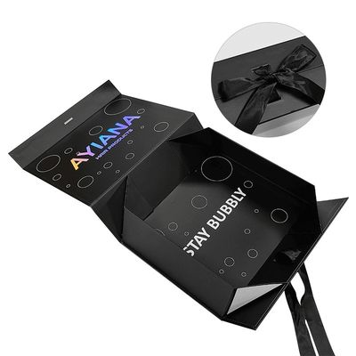 157g 미술용 종이 자석 포장 상자 2mm 고리판 자석 선물 상자 리본