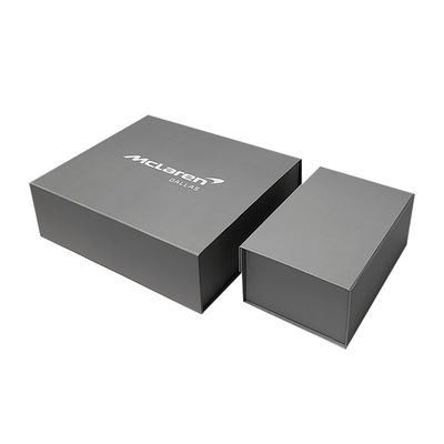 커스텀 주문 커스텀 컬러 사이즈 회색 접이용 카드보드 종이 상자