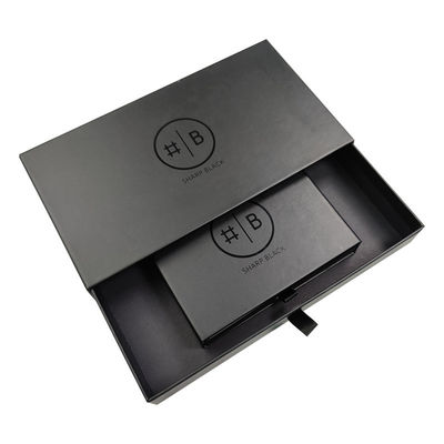 고급 마그네트 상자 하드 플래트 고급 접이식 저장소 고객 로고가 있는 검은색 선물 상자