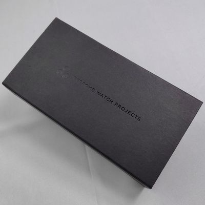 주문 디자인 종이 고판 시계 포장 삽입용 자기 책 상자