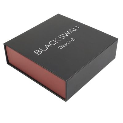 맞춤 로고 보석 선물 포장 상자 매트 또는 반짝이는 라미네이션에 벨벳 삽입