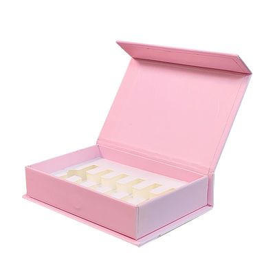 맞춤 핑크 향수 에센셜 오일 병 폼 매트 라미네이션과 함께 자기 종이 상자