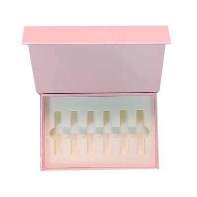 맞춤 핑크 향수 에센셜 오일 병 폼 매트 라미네이션과 함께 자기 종이 상자