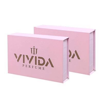 맞춤 핑크 향수 에센셜 오일 병 폼 매트 라미네이션과 함께 자기 종이 상자