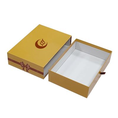 검은색 드로이어 선물 상자 사용자 지정 로고 실크 스카프 속옷 양말 팬티 포장