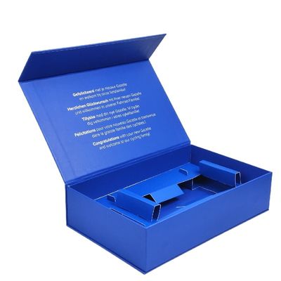 고급 포장용 맞춤형 매트/글로시 라미네이트 클램 셸 자기 선물 상자