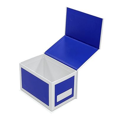 리사이클 인쇄 로고 사용자 지정 딱딱한 고리판 자석 상자 자석 플립 톱 종이 선물 상자
