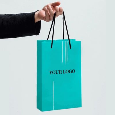 맞춤 매트 라미네이트 소매 유로 토트백 250g 300g 손잡이있는 종이 토트백