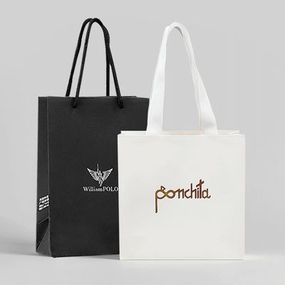 맞춤 매트 라미네이트 소매 유로 토트백 250g 300g 손잡이있는 종이 토트백