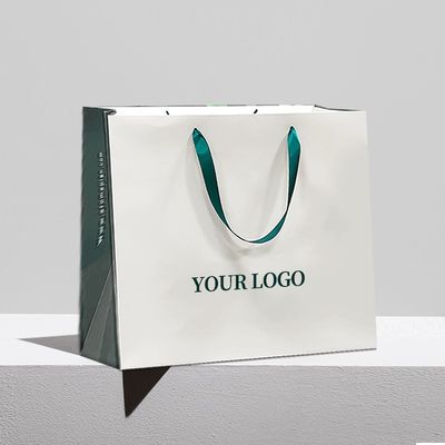 맞춤 매트 라미네이트 소매 유로 토트백 250g 300g 손잡이있는 종이 토트백