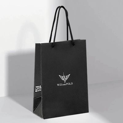 리사이클된 럭셔리 종이 쇼핑 가방 의류 소매용 종이 가방 손잡이