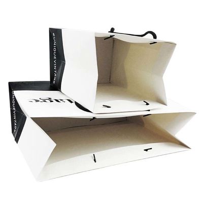 OEM 맞춤형 디자인 럭셔리 매트 선물 옷 신발 로고와 함께 쇼핑 종이 가방