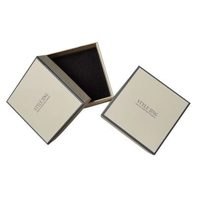 사용자 지정 보석 포장 상자 뚜?? 과 바닥 딱딱한 두 조각 종이 포장 상자 목걸이 반지 상자 공예품