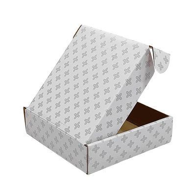 배달 배송 카튼 패키지 상자 접착용 종이판 Kraft corrugated 흰색 메일러 패키지 상자