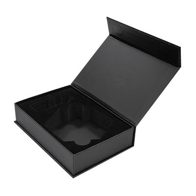 공장 도매 사용자 지정 로고 블랙 마그네트 마그네틱 고급 포장 접이용 종이 비즈니스 선물 상자