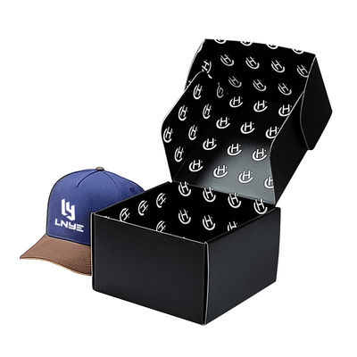 Custom Baseball Cap Corrugated Cardboard Mailing Boxes Recycled Paper Tube with Magnet Shape for Shipping