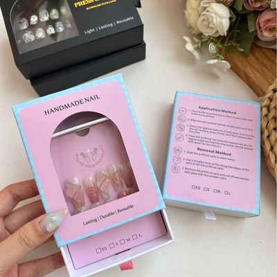 환경 친화적 럭셔리 보석 귀걸이 포장 상자 재활용 된 종지 스폰지 포닝 스탬핑 기술 촛불 지갑