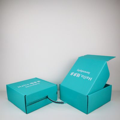 2mm 두께 맞춤형 6x6x2 골판지 배송 상자 (금박 스탬핑 및 무료 샘플 식기류 재활용 가능)