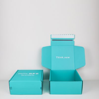 2mm 두께 맞춤형 6x6x2 골판지 배송 상자 (금박 스탬핑 및 무료 샘플 식기류 재활용 가능)
