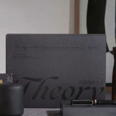 친환경 맞춤형 지퍼 메일러 박스 골판지 블랙 무광 라미네이션 UV 바니싱