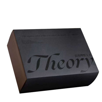 친환경 맞춤형 지퍼 메일러 박스 골판지 블랙 무광 라미네이션 UV 바니싱