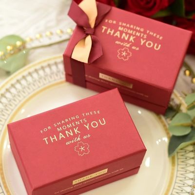 ISO9001 럭셔리 향수 포장 선물 상자 두 조각 뚜?? 과 베이스 Bow Tie 화장품용 고리 상자