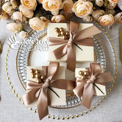 사용자 지정 생분해 가능한 포장 결혼식 선물 상자 화장품 파티 이벤트