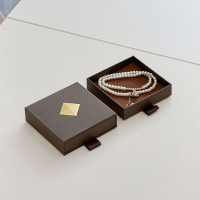 맞춤형 로고 친환경 인쇄 하드 리지드 재활용 스타일 종이 포장 골판지 서랍 상자 슬라이딩 보석용