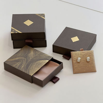 맞춤형 로고 친환경 인쇄 하드 리지드 재활용 스타일 종이 포장 골판지 서랍 상자 슬라이딩 보석용