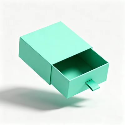 도매 고급 사각 패턴 서랍 슬라이드 흰색 판지 선물 포장 보석 상자