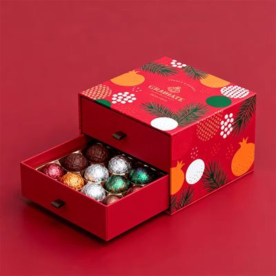 맞춤형 고급 종이 소형 딸기 초콜릿 바 박스 포장 고급 선물 상자