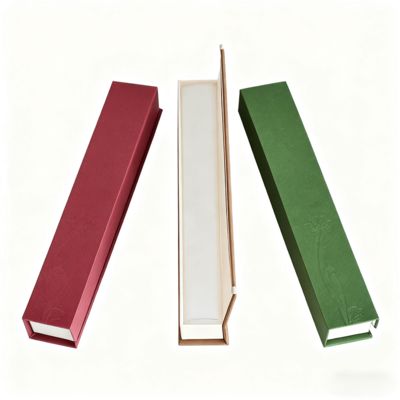 고급 솔리드 컬러 직사각형 조개 껍질 향 상자 맞춤형 크라프트 종이 포장 선물용 튼튼한 상자 스폰지 안감 스탬핑